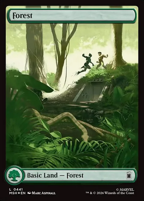 Forest, card 441 from Marvel Super Heroes