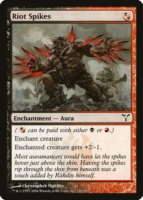 Riot Spikes, carte 146 de Dissension