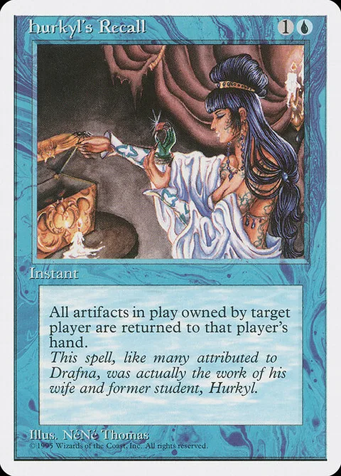 Hurkyl's Recall, card 77 from Fourth Edition