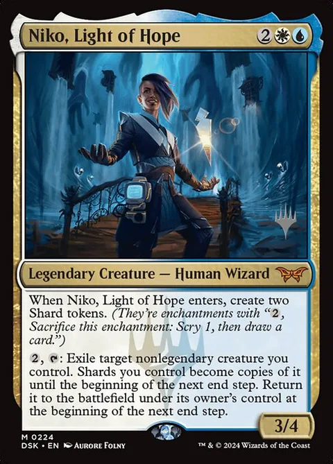 Niko, Light of Hope, carte 224p de Duskmourn: House of Horror Promos