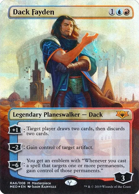 Dack Fayden, card RA6 from Mythic Edition