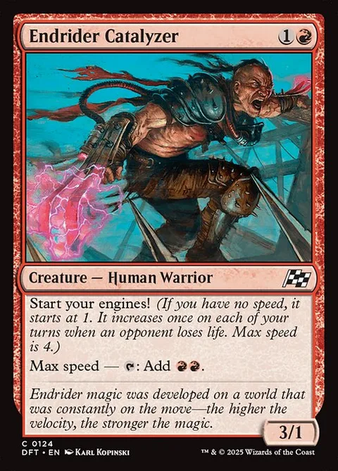 Endrider Catalyzer, card 124 from Aetherdrift