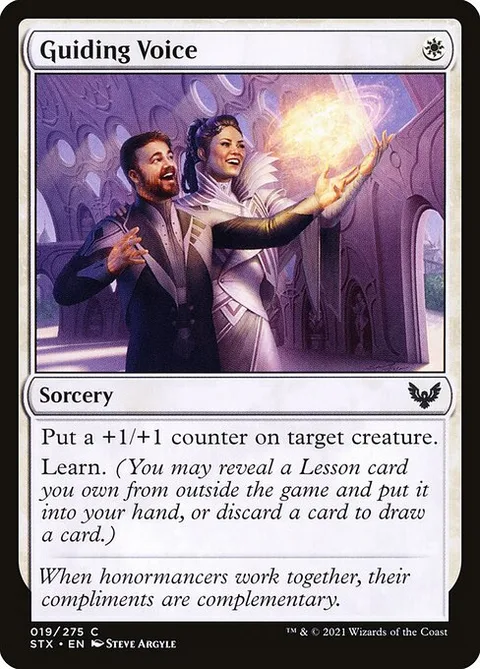 Guiding Voice, card 19 from Strixhaven: School of Mages