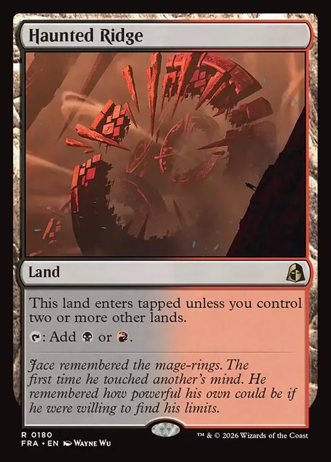 Haunted Ridge, card 180 from Reality Fracture