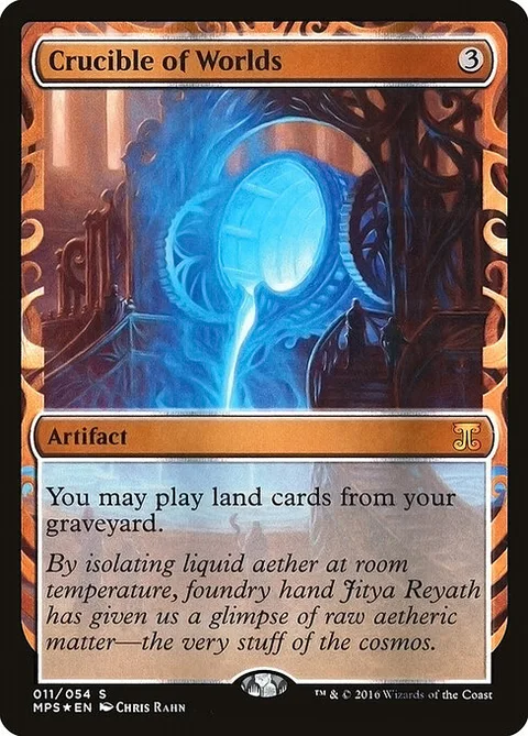 Crucible of Worlds, card 11 from Kaladesh Inventions