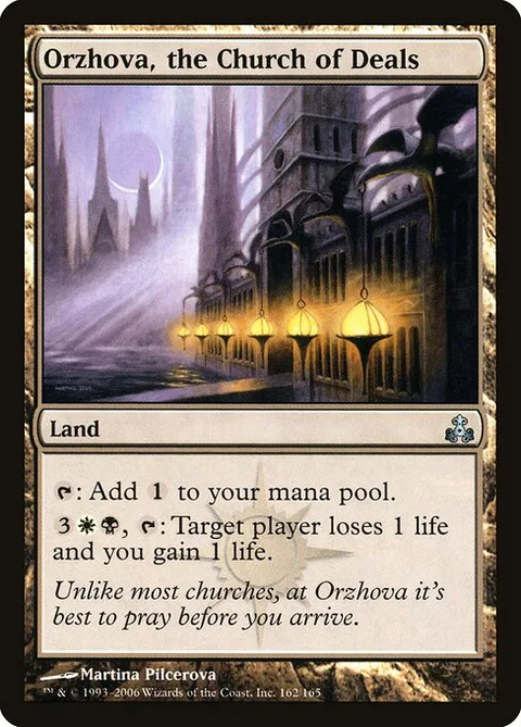 Orzhova, the Church of Deals, card 162 from Guildpact