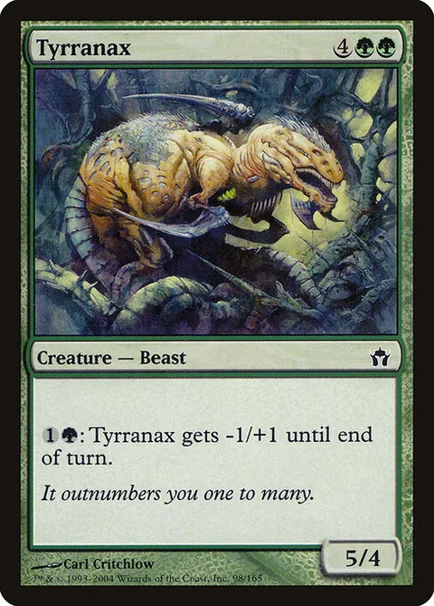 Tyrranax, carte 98 de Fifth Dawn