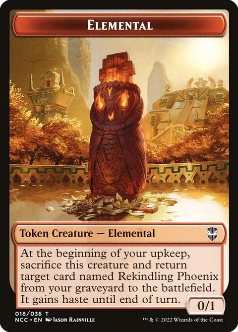 Elemental, carte 18 de New Capenna Commander Tokens