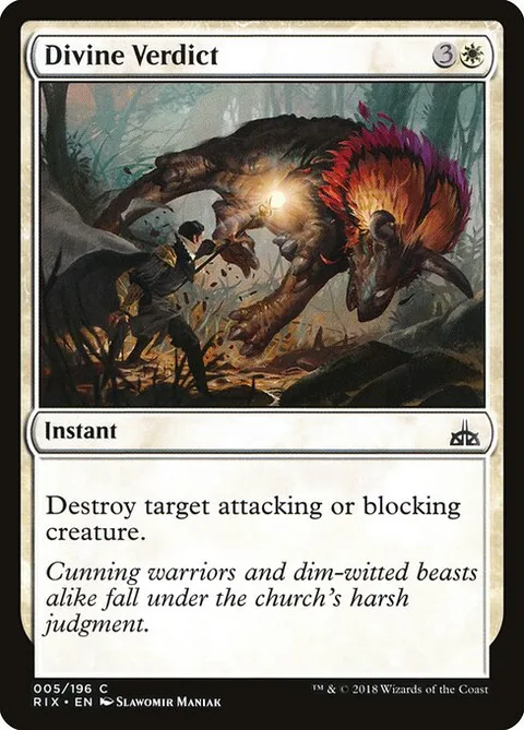 Divine Verdict, carte 5 de Rivals of Ixalan