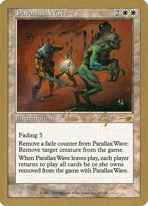 Parallax Wave, card tvdl17 from World Championship Decks 2000