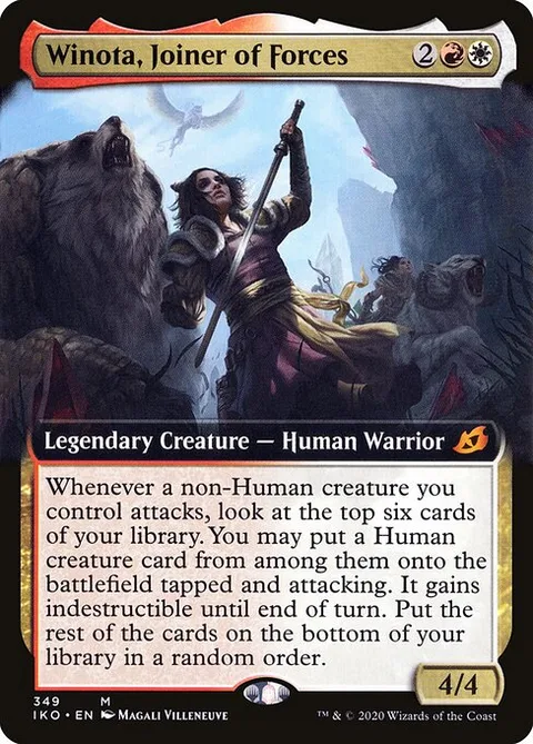 Winota, Joiner of Forces, card 349 from Ikoria: Lair of Behemoths