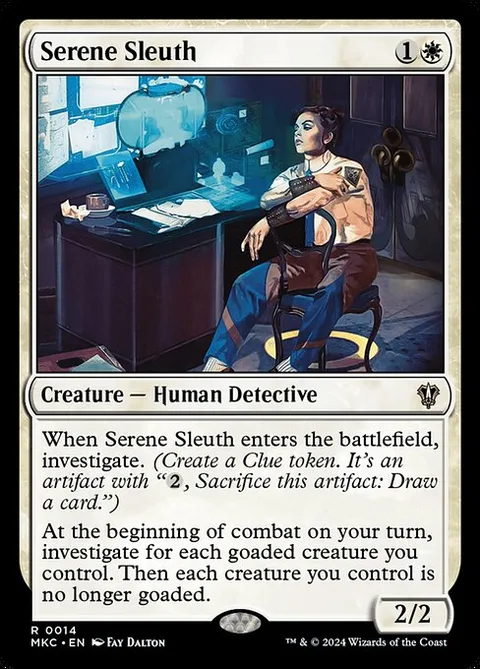 Serene Sleuth, carte 14 de Murders at Karlov Manor Commander