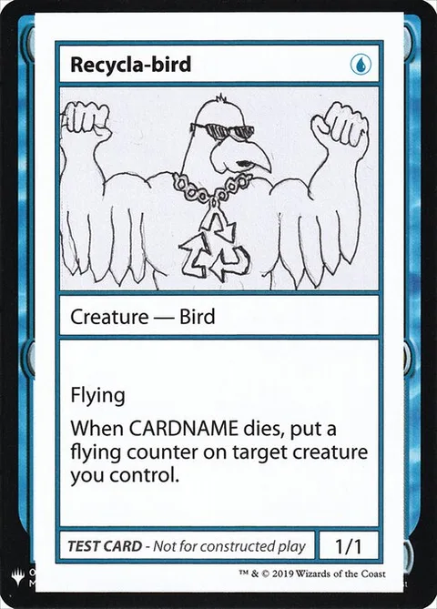 Recycla-bird, card 28 from Mystery Booster Playtest Cards 2019