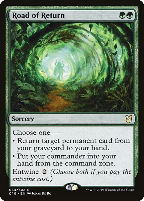 Road of Return, carte 34 de Commander 2019