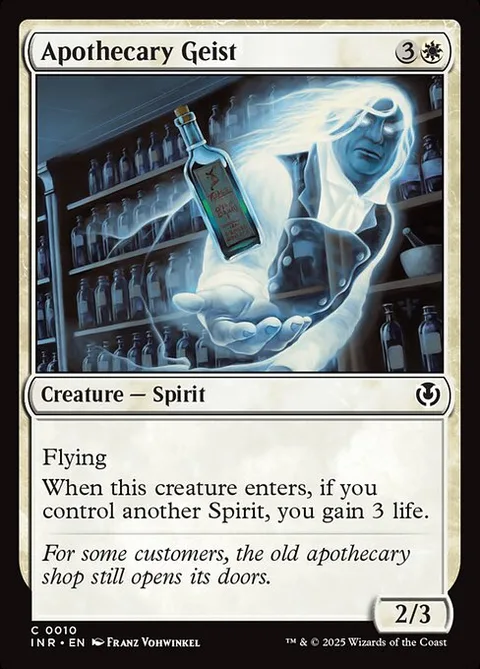 Apothecary Geist, carte 10 de Innistrad Remastered