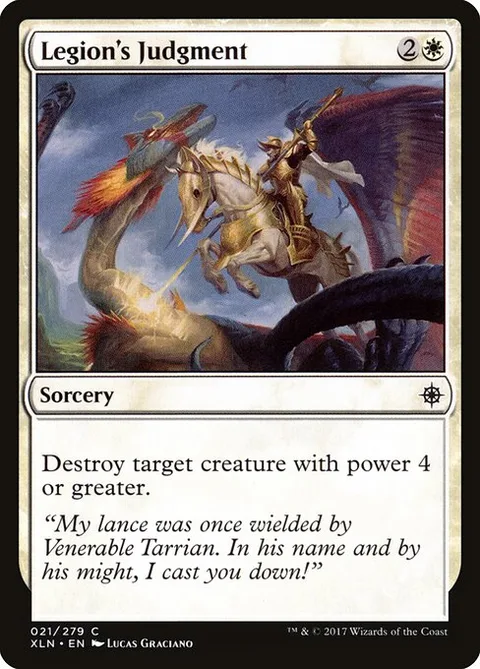 Legion's Judgment, card 21 from Ixalan