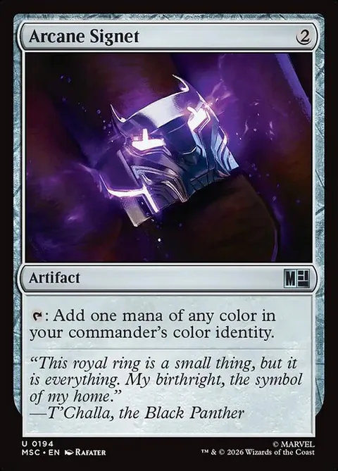 Arcane Signet, carte 194 de Marvel Super Heroes Commander