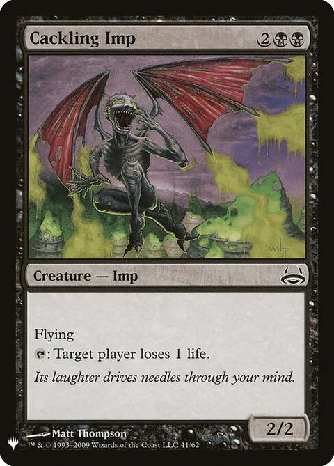 Cackling Imp, card DDC-41 from The List