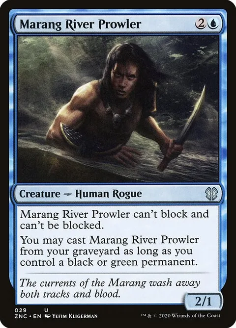 Marang River Prowler, card 29 from Zendikar Rising Commander