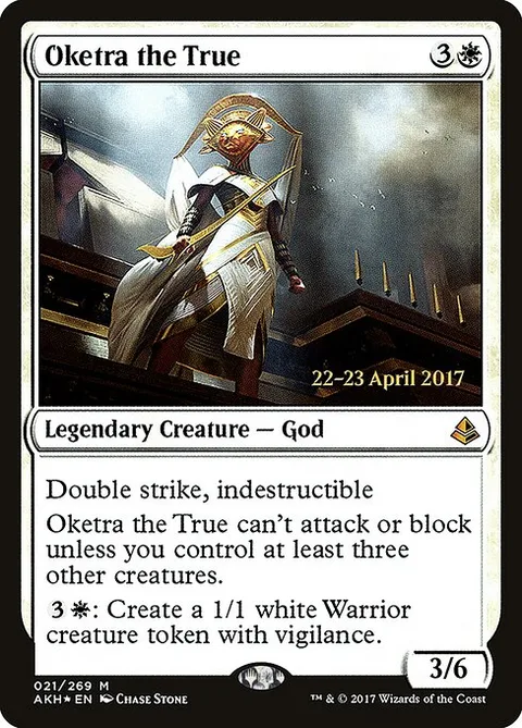 Oketra the True, card 21s from Amonkhet Promos