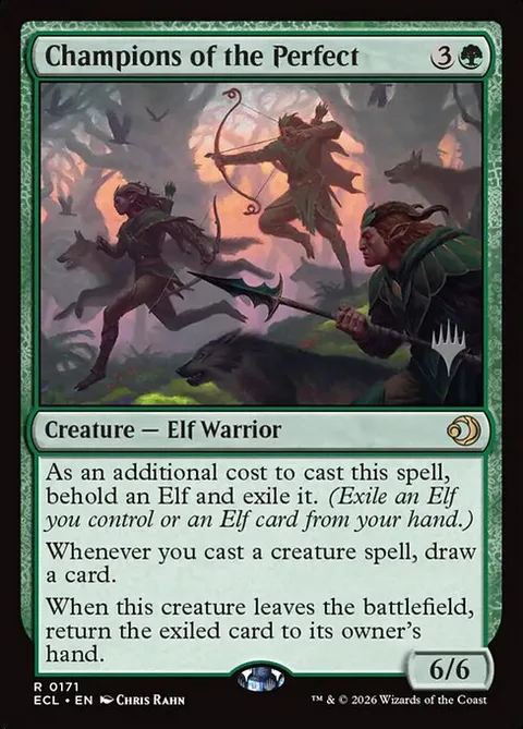 Champions of the Perfect, card 171p from Lorwyn Eclipsed Promos