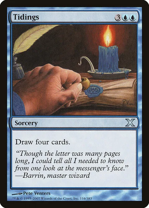Tidings, card 116 from Tenth Edition