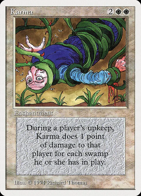 Karma, card 26 from Summer Magic / Edgar