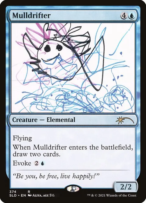 Mulldrifter, card 374 from Secret Lair Drop