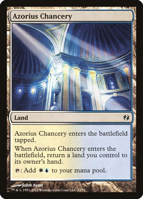 Azorius Chancery, carte 33 de Duel Decks: Venser vs. Koth
