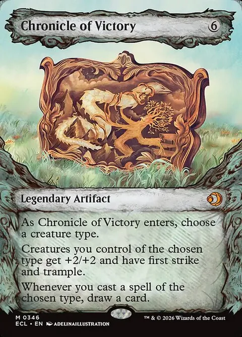 Chronicle of Victory, card 346 from Lorwyn Eclipsed