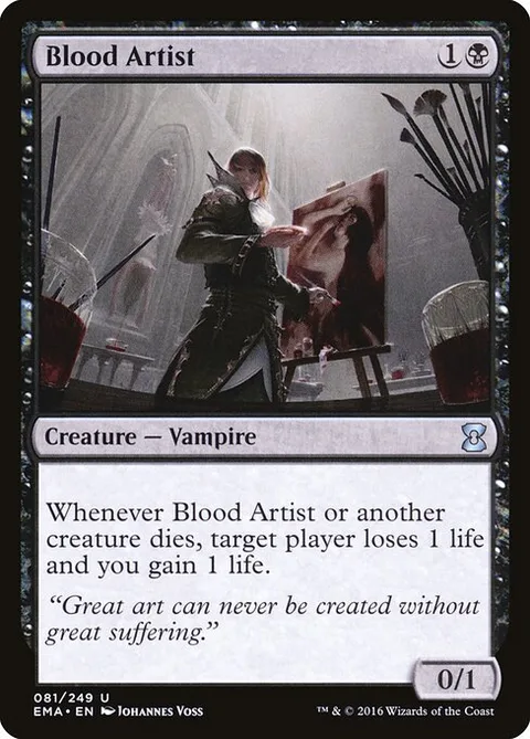 Blood Artist, carte 81 de Eternal Masters