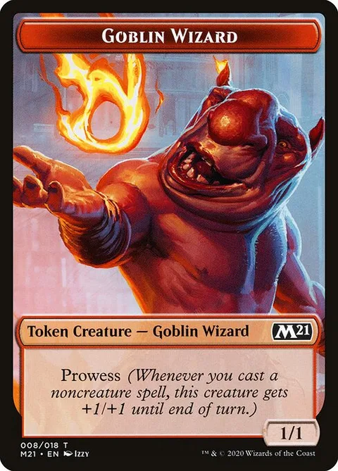 Goblin Wizard, carte 8 de Core Set 2021 Tokens