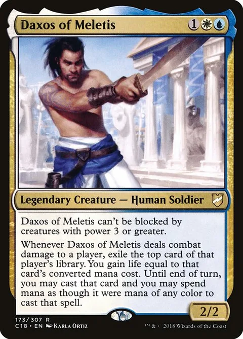 Daxos of Meletis, carte 173 de Commander 2018