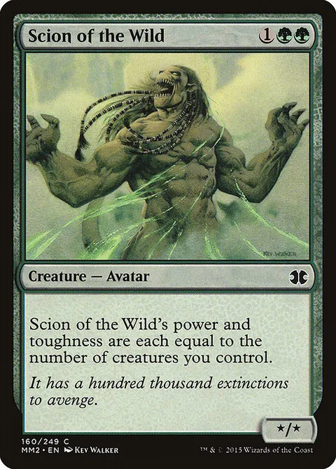 Scion of the Wild, card 160 from Modern Masters 2015