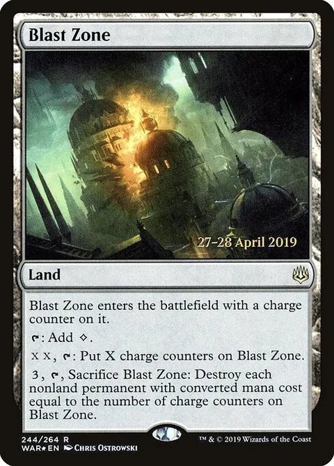 Blast Zone, carte 244s de War of the Spark Promos