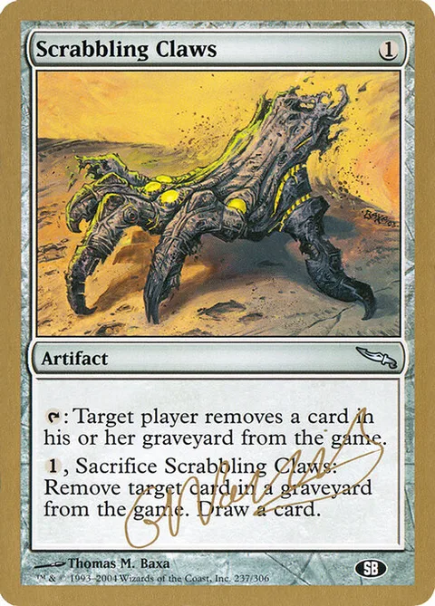 Scrabbling Claws, card gn237sb from World Championship Decks 2004