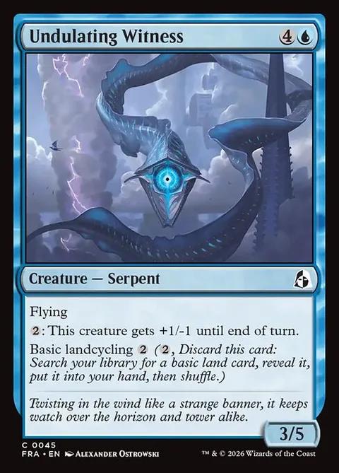 Undulating Witness, card 45 from Reality Fracture