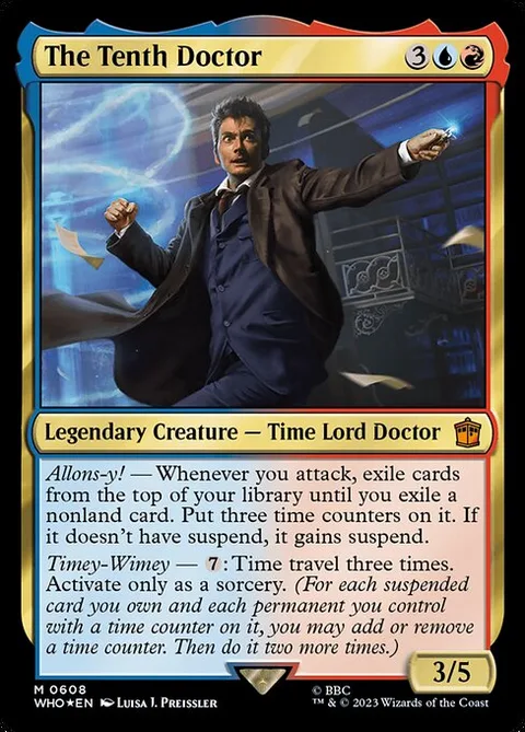 The Tenth Doctor, carte 608 de Doctor Who
