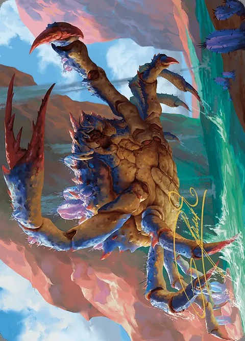Canyon Crab // Canyon Crab, carte 4 de Outlaws of Thunder Junction Art Series