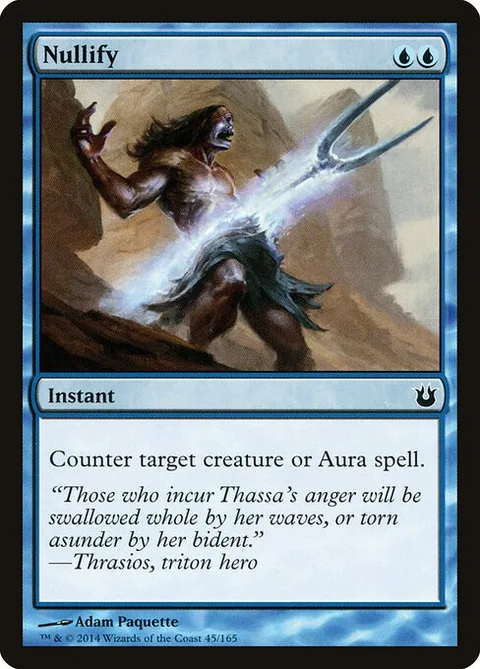 Nullify, card 45 from Born of the Gods