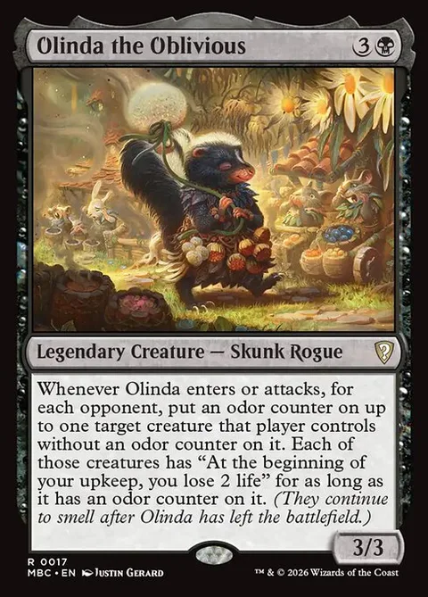 Olinda the Oblivious, card 17 from Mystery Booster Commander Edition