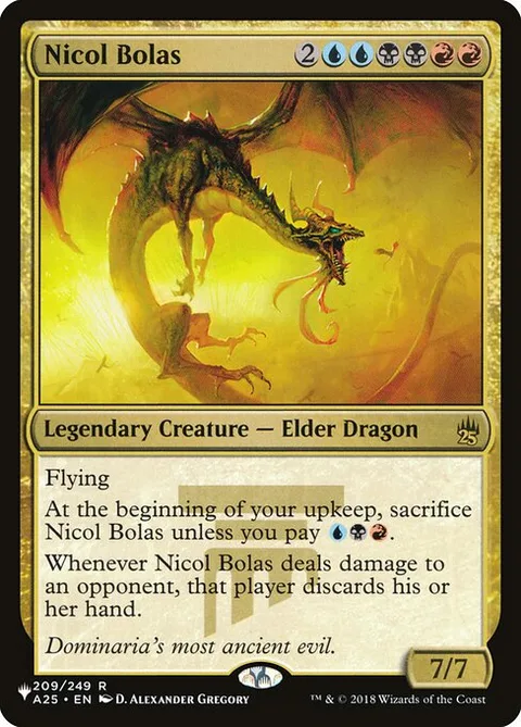 Nicol Bolas, card A25-209 from The List