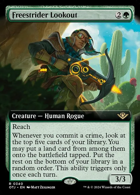 Freestrider Lookout, carte 340 de Outlaws of Thunder Junction