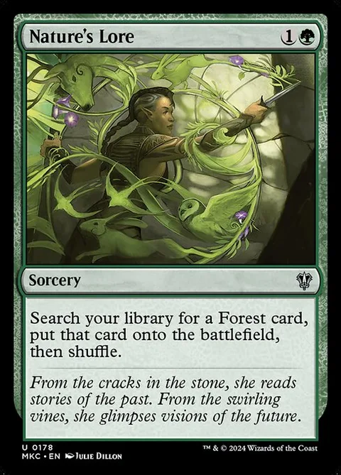 Nature's Lore, card 178 from Murders at Karlov Manor Commander