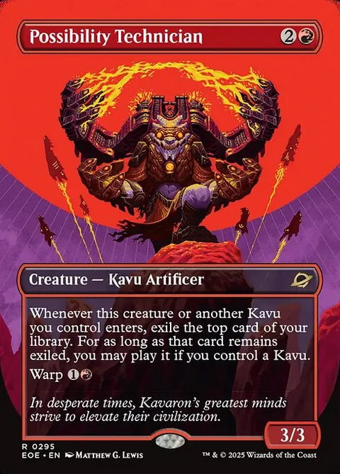 Possibility Technician, card 295 from Edge of Eternities