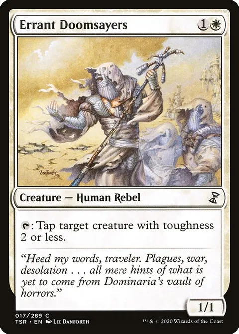 Errant Doomsayers, card 17 from Time Spiral Remastered