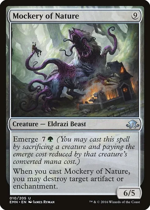 Mockery of Nature, card 10 from Eldritch Moon