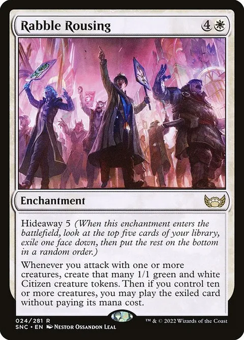 Rabble Rousing, card 24 from Streets of New Capenna