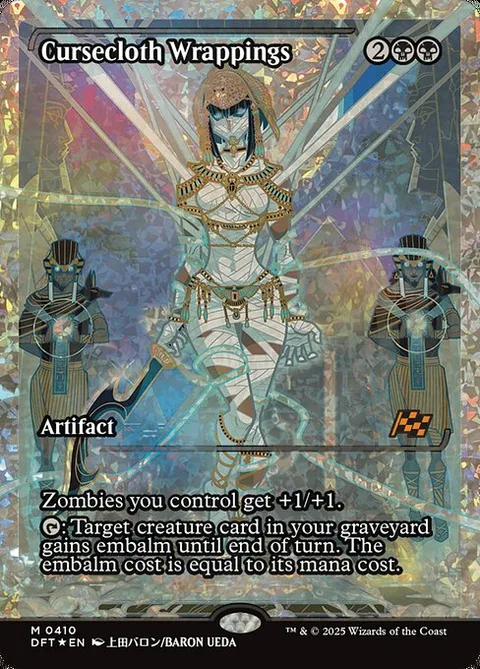Cursecloth Wrappings, card 410 from Aetherdrift