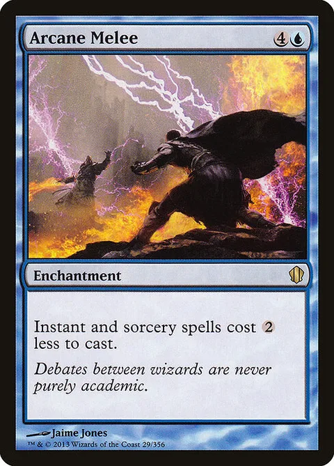Arcane Melee, card 29 from Commander 2013